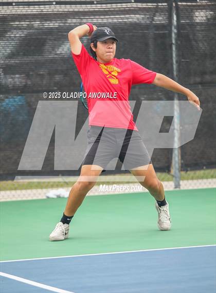 Thumbnail 2 in UIL 3A Boys Tennis (Round of Sixteen) photogallery.