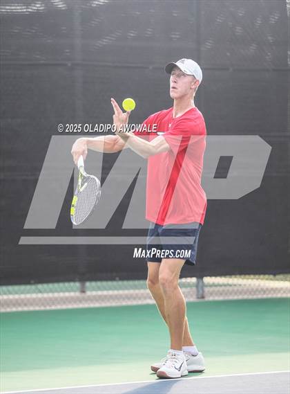 Thumbnail 2 in UIL 3A Boys Tennis (Round of Sixteen) photogallery.