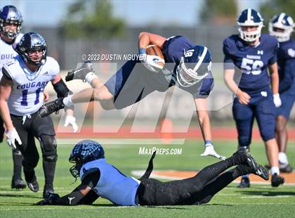 Thumbnail 3 in College Station vs. Smithson Valley (UIL Football 5A Division 1 Region III Semifinal) photogallery.