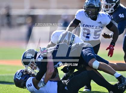 Thumbnail 3 in College Station vs. Smithson Valley (UIL Football 5A Division 1 Region III Semifinal) photogallery.