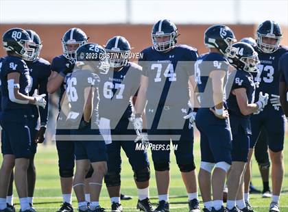 Thumbnail 3 in College Station vs. Smithson Valley (UIL Football 5A Division 1 Region III Semifinal) photogallery.