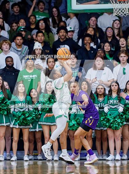 Thumbnail 2 in Oakland Tech @ St. Mary's (CIF NorCal D2 Final) photogallery.