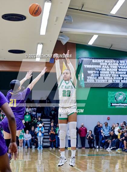 Thumbnail 1 in Oakland Tech @ St. Mary's (CIF NorCal D2 Final) photogallery.