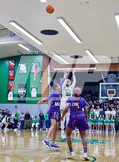 Thumbnail 1 in Oakland Tech @ St. Mary's (CIF NorCal D2 Final) photogallery.