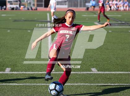 Thumbnail 3 in Mission Hills vs. Nolan Catholic (23rd Annual SoCal Soccer Classic) photogallery.