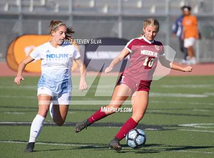 Thumbnail 2 in Mission Hills vs. Nolan Catholic (23rd Annual SoCal Soccer Classic) photogallery.