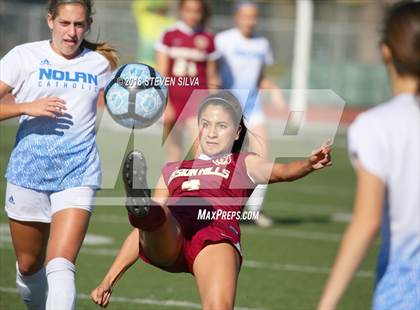 Thumbnail 2 in Mission Hills vs. Nolan Catholic (23rd Annual SoCal Soccer Classic) photogallery.