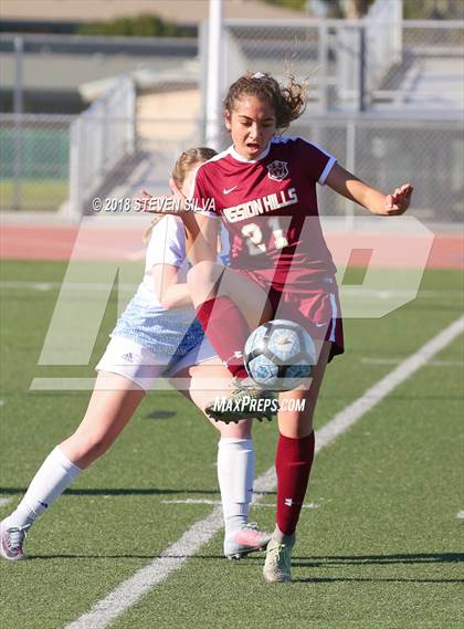 Thumbnail 2 in Mission Hills vs. Nolan Catholic (23rd Annual SoCal Soccer Classic) photogallery.