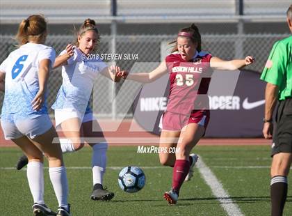 Thumbnail 2 in Mission Hills vs. Nolan Catholic (23rd Annual SoCal Soccer Classic) photogallery.