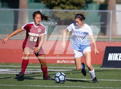 Thumbnail 1 in Mission Hills vs. Nolan Catholic (23rd Annual SoCal Soccer Classic) photogallery.