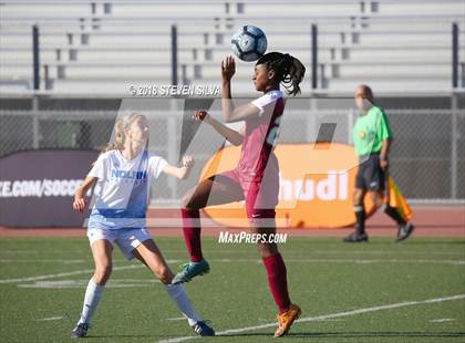 Thumbnail 3 in Mission Hills vs. Nolan Catholic (23rd Annual SoCal Soccer Classic) photogallery.