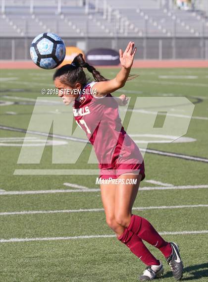 Thumbnail 1 in Mission Hills vs. Nolan Catholic (23rd Annual SoCal Soccer Classic) photogallery.