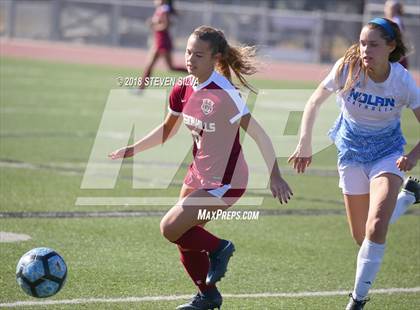 Thumbnail 2 in Mission Hills vs. Nolan Catholic (23rd Annual SoCal Soccer Classic) photogallery.
