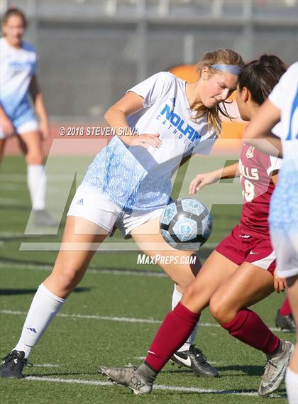 Thumbnail 2 in Mission Hills vs. Nolan Catholic (23rd Annual SoCal Soccer Classic) photogallery.