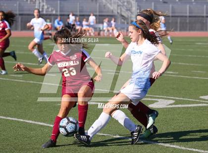 Thumbnail 2 in Mission Hills vs. Nolan Catholic (23rd Annual SoCal Soccer Classic) photogallery.