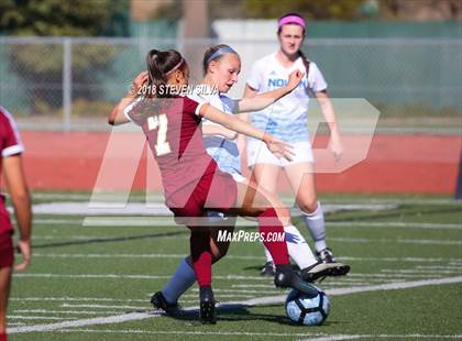 Thumbnail 2 in Mission Hills vs. Nolan Catholic (23rd Annual SoCal Soccer Classic) photogallery.