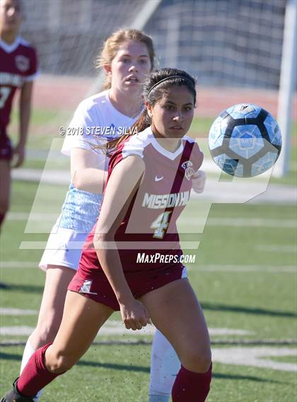 Thumbnail 2 in Mission Hills vs. Nolan Catholic (23rd Annual SoCal Soccer Classic) photogallery.