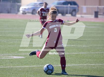 Thumbnail 2 in Mission Hills vs. Nolan Catholic (23rd Annual SoCal Soccer Classic) photogallery.