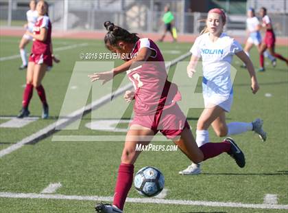 Thumbnail 3 in Mission Hills vs. Nolan Catholic (23rd Annual SoCal Soccer Classic) photogallery.