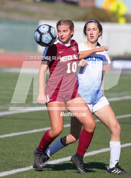 Thumbnail 1 in Mission Hills vs. Nolan Catholic (23rd Annual SoCal Soccer Classic) photogallery.