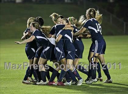 Thumbnail 2 in Ardrey Kell vs Leesville Road (NCHSAA 4A Final) photogallery.