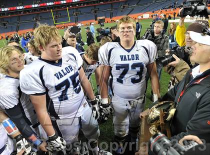 Thumbnail 1 in Valor Christian vs. Fairview (CHSAA 5A Final) photogallery.
