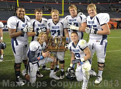 Thumbnail 3 in Valor Christian vs. Fairview (CHSAA 5A Final) photogallery.