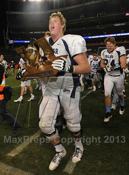 Thumbnail 3 in Valor Christian vs. Fairview (CHSAA 5A Final) photogallery.