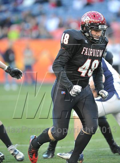 Thumbnail 2 in Valor Christian vs. Fairview (CHSAA 5A Final) photogallery.
