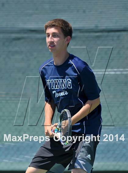 Thumbnail 2 in Dougherty Valley vs. Pleasant Valley (CIF NorCal Regional Team Tennis Championships) photogallery.