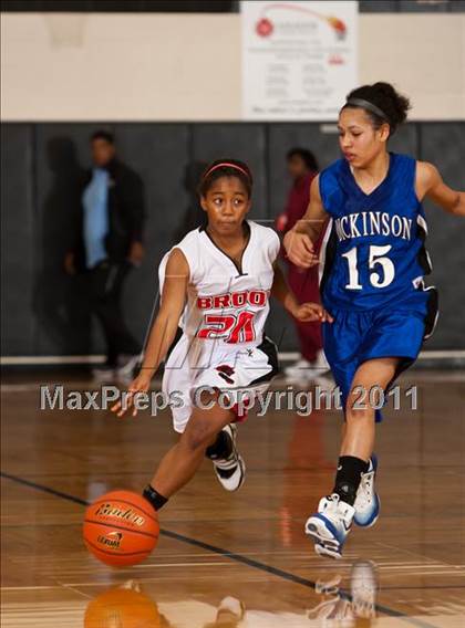Thumbnail 2 in Dickinson vs Clear Brook (McDonald's Texas Invitational) photogallery.