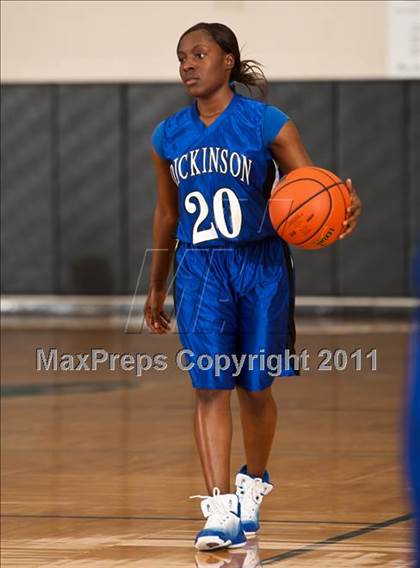 Thumbnail 3 in Dickinson vs Clear Brook (McDonald's Texas Invitational) photogallery.
