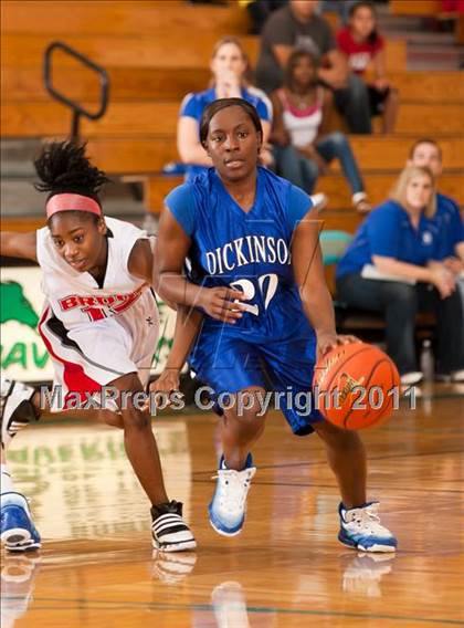 Thumbnail 1 in Dickinson vs Clear Brook (McDonald's Texas Invitational) photogallery.