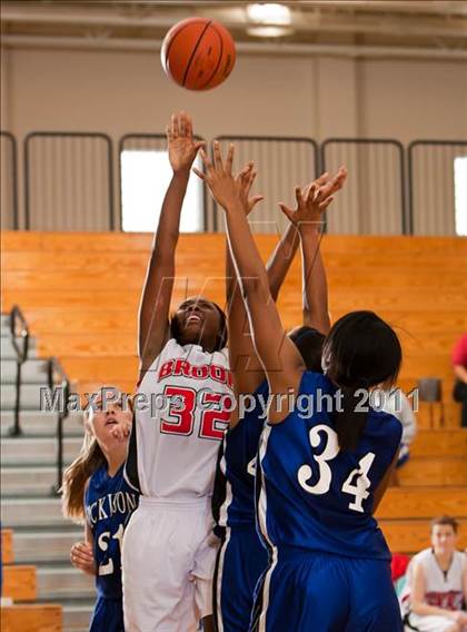 Thumbnail 3 in Dickinson vs Clear Brook (McDonald's Texas Invitational) photogallery.