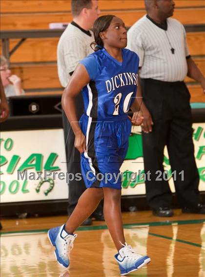 Thumbnail 2 in Dickinson vs Clear Brook (McDonald's Texas Invitational) photogallery.