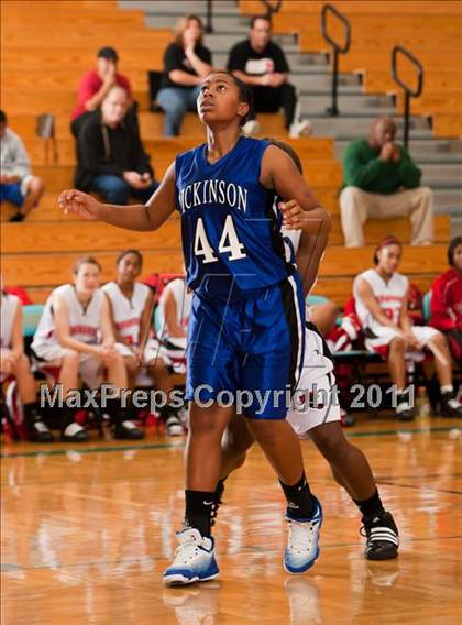 Thumbnail 2 in Dickinson vs Clear Brook (McDonald's Texas Invitational) photogallery.