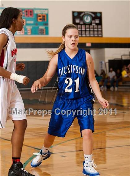Thumbnail 3 in Dickinson vs Clear Brook (McDonald's Texas Invitational) photogallery.