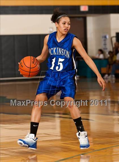 Thumbnail 1 in Dickinson vs Clear Brook (McDonald's Texas Invitational) photogallery.