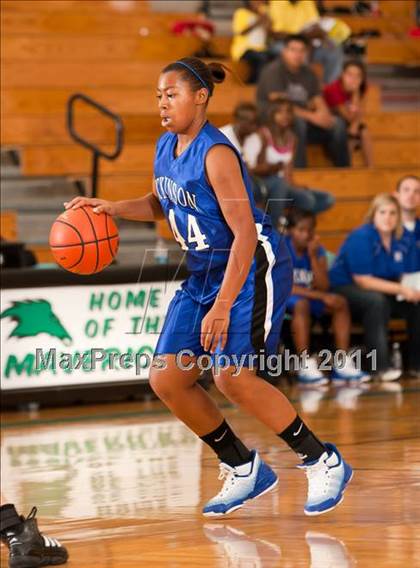 Thumbnail 2 in Dickinson vs Clear Brook (McDonald's Texas Invitational) photogallery.