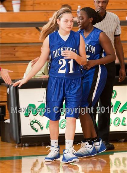 Thumbnail 3 in Dickinson vs Clear Brook (McDonald's Texas Invitational) photogallery.