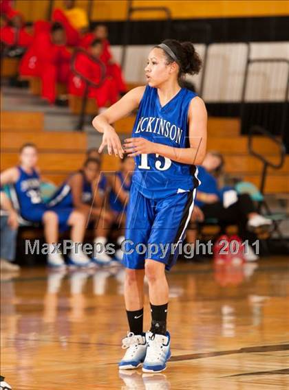 Thumbnail 3 in Dickinson vs Clear Brook (McDonald's Texas Invitational) photogallery.