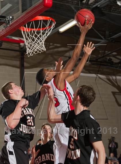 Thumbnail 1 in Grand Junction @ Regis Jesuit (CHSAA 5A Sweet 16) photogallery.