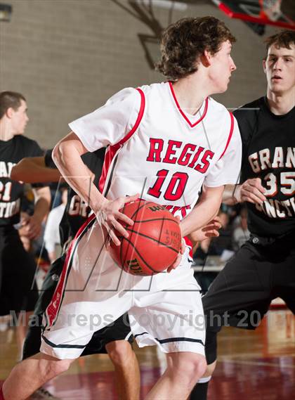 Thumbnail 1 in Grand Junction @ Regis Jesuit (CHSAA 5A Sweet 16) photogallery.