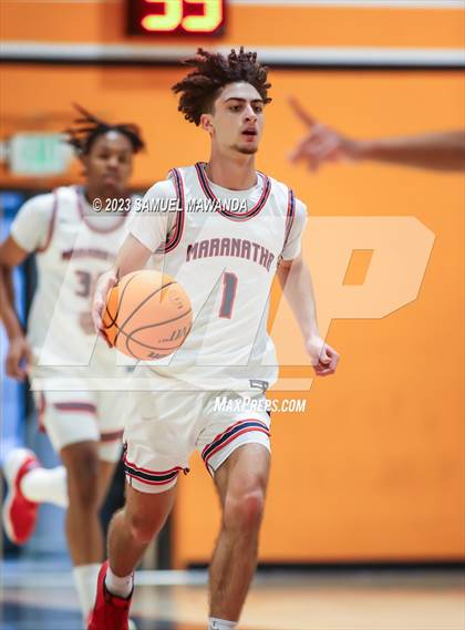 Thumbnail 1 in  Maranatha vs Providence (So Cal Christmas Classic) photogallery.