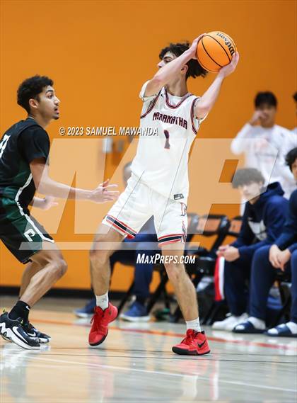 Thumbnail 2 in  Maranatha vs Providence (So Cal Christmas Classic) photogallery.