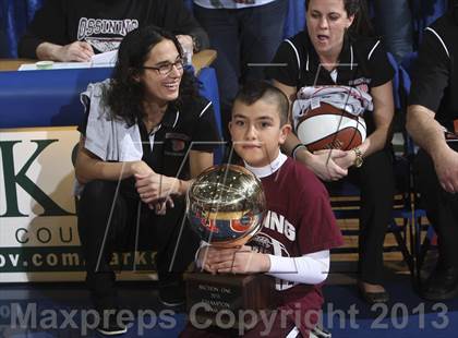 Thumbnail 3 in Ossining vs. Our Lady of Lourdes (Section 1 Class AA Final) photogallery.