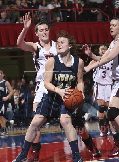 Thumbnail 2 in Ossining vs. Our Lady of Lourdes (Section 1 Class AA Final) photogallery.