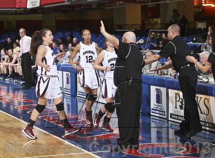 Thumbnail 3 in Ossining vs. Our Lady of Lourdes (Section 1 Class AA Final) photogallery.