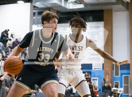 Thumbnail 1 in Belleville West vs. Althoff Catholic (Belleville East Chic-fil-a Classic) photogallery.