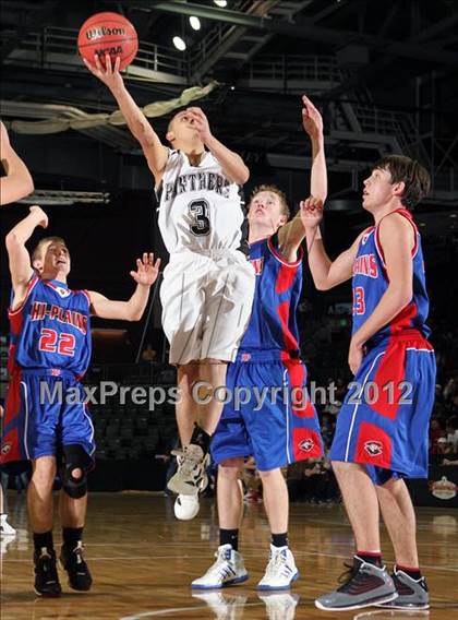 Thumbnail 3 in Sierra Grande vs. Hi-Plains (CHSAA 1A Final Four) photogallery.